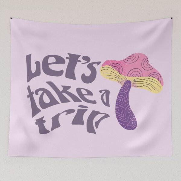 Item preview, Let's Take A Trip Groovy Mushroom designed and sold by bolimj.