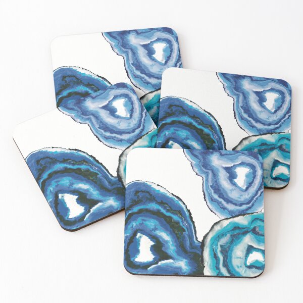 Item preview, Blue Agate Geodes designed and sold by HoneyCactus.