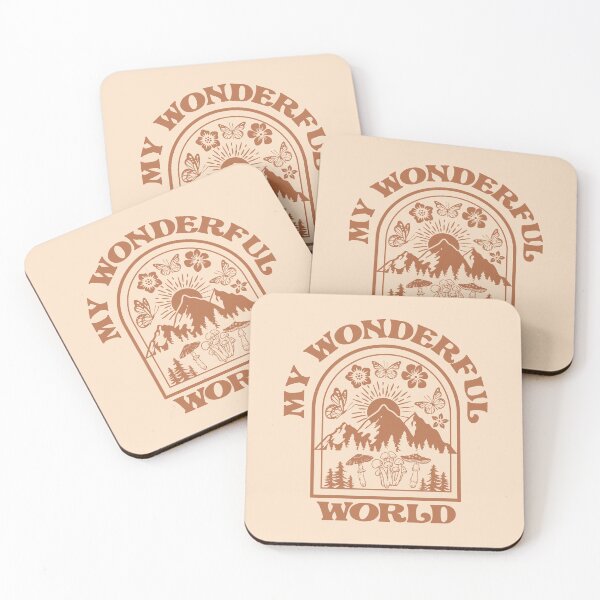 Item preview, Retro My Wonderful World Moutain and Nature  designed and sold by bolimj.