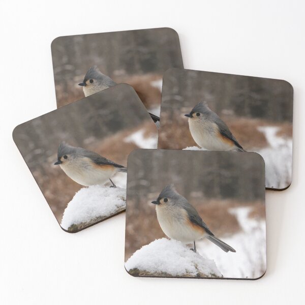 Item preview, Titmouse in the Snow designed and sold by Nalinne Jones.
