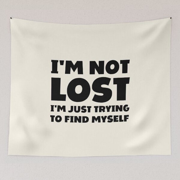 Item preview, I'm not lost I'm just trying to find myself designed and sold by FunnyFactDesign.