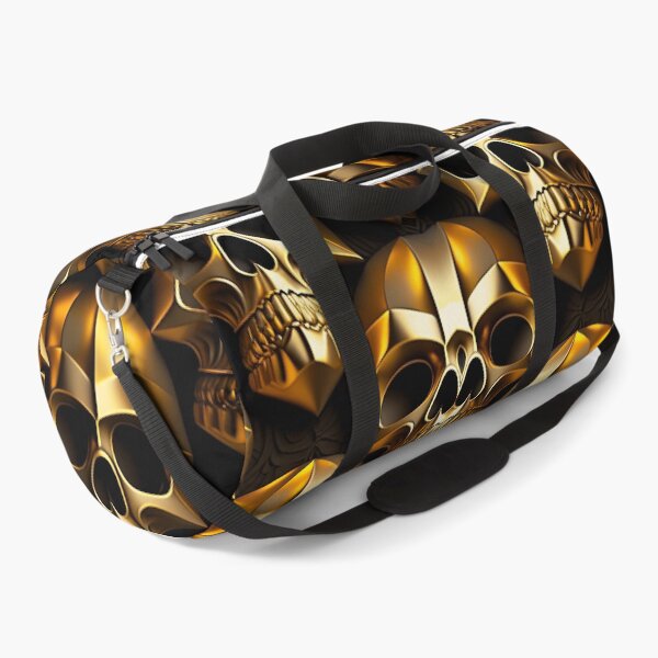 Item preview, Golden skull pattern designed and sold by Simone Davino.