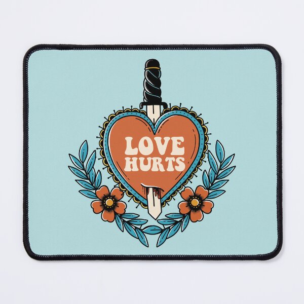 Item preview, Vintage 60's 70's Love Hurts Sword Tattoo Art designed and sold by bolimj.