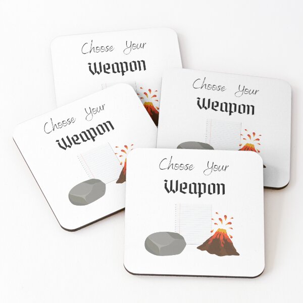 Item preview, Choose your Weapon, Rock Paper Scissors designed and sold by GamesR4Girls.