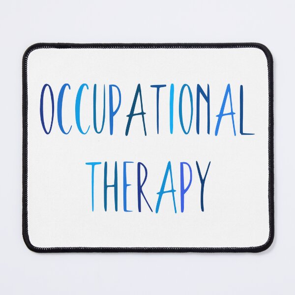 Item preview, Blue Occupational Therapy text  designed and sold by Allie Rockhill.