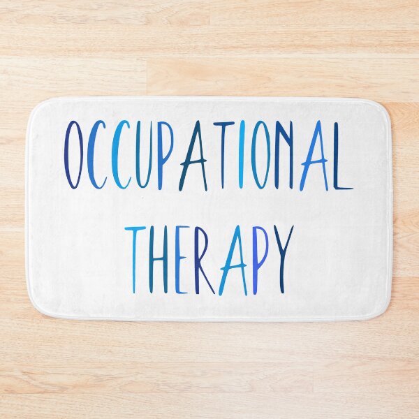 Item preview, Blue Occupational Therapy text  designed and sold by Allie Rockhill.