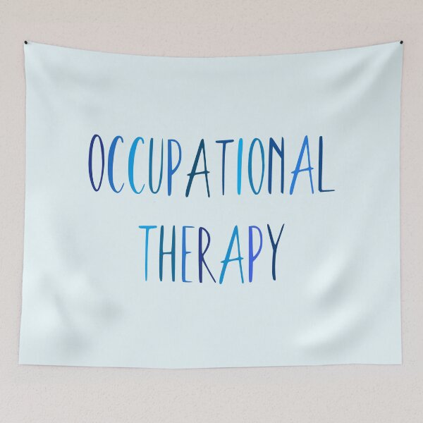 Item preview, Blue Occupational Therapy text  designed and sold by Allie Rockhill.