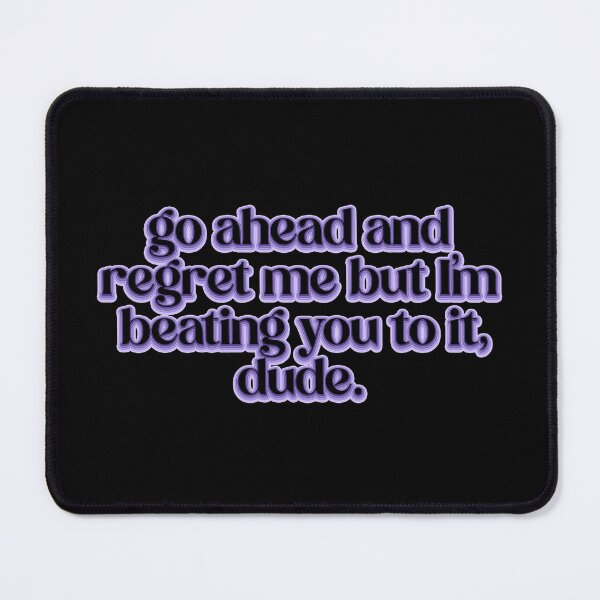 Item preview, Daisy Jones and the Six Quote Regret Me Dude designed and sold by baranskini.