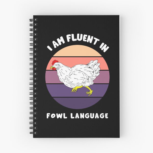 Item preview, I’m Fluent In Fowl Language Farm Life Crazy Chicken Lady fun designed and sold by Amineelhailaa.