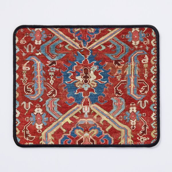 Vista previa del artículo con la obra «Impresión de alfombra de dragón de Anatolia Occidental de la provincia armenia de Manisa», diseñado y vendido por Vicky Brago-Mitchell®.