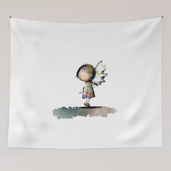 Aperçu de l'œuvre comptines petit ange créée et vendue par printiesart.