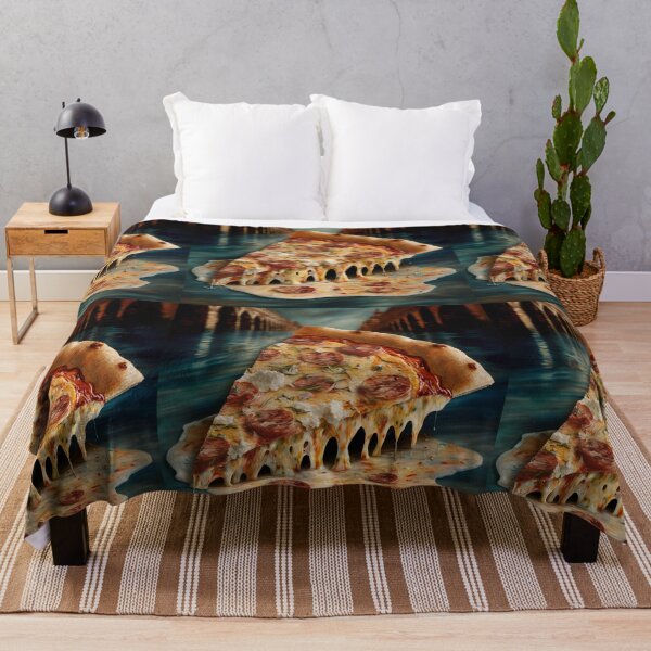 Item preview, A slice of pizza in the waters of Venice designed and sold by ArtEatLove.