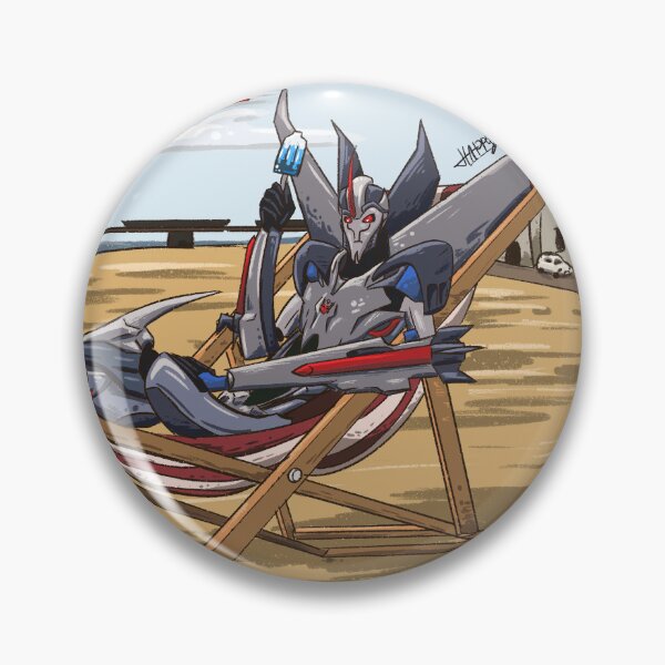 Item preview, Starscream vacation post card  designed and sold by HappySHL.
