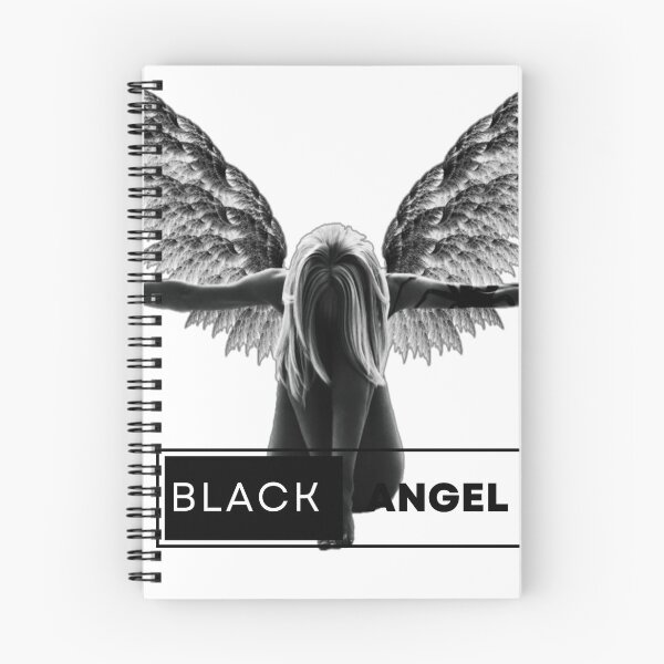 Item preview, Black angel on the white background  designed and sold by esk-shop.