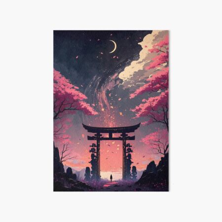 Torii, Japanese Gate, Torii Forest Background, Concept Art, Digital  Illustration, Anime, Generative AI Stock Illustration