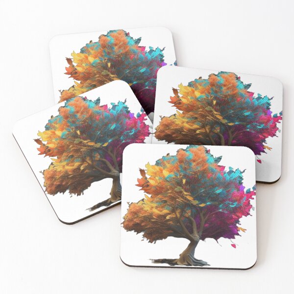 Item preview, Colourful and Beautiful Tree designed and sold by GloriousArtSKD.