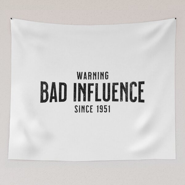 Item preview, Warning - Bad Influence Since 1951 - Great Gift For Dad Or Granddad - Or Moms and Grandma For Birthday designed and sold by AlanPhotoArt.