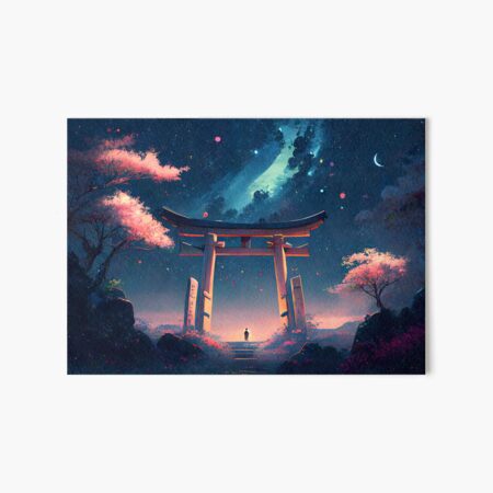 Torii, Japanese Gate, Torii Forest Background, Concept Art, Digital  Illustration, Anime, Generative AI Stock Illustration