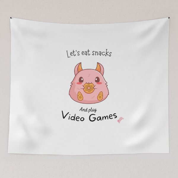 Item preview, Snacks and Video Games Cute designed and sold by GamesR4Girls.