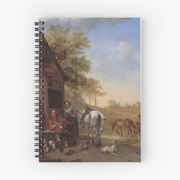 Item preview, Rider Resting at an Inn (Paulus Potter) designed and sold by ArtHistorical.