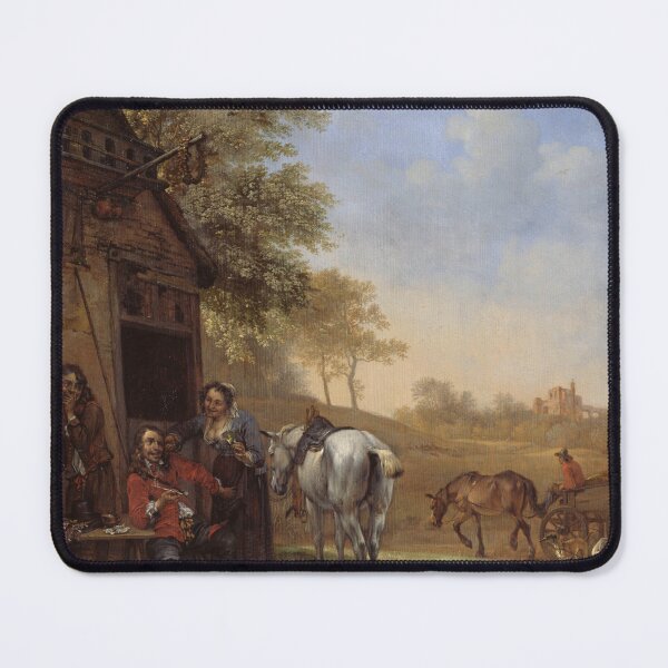 Item preview, Rider Resting at an Inn (Paulus Potter) designed and sold by ArtHistorical.