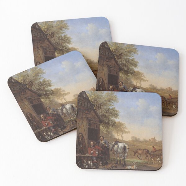 Item preview, Rider Resting at an Inn (Paulus Potter) designed and sold by ArtHistorical.