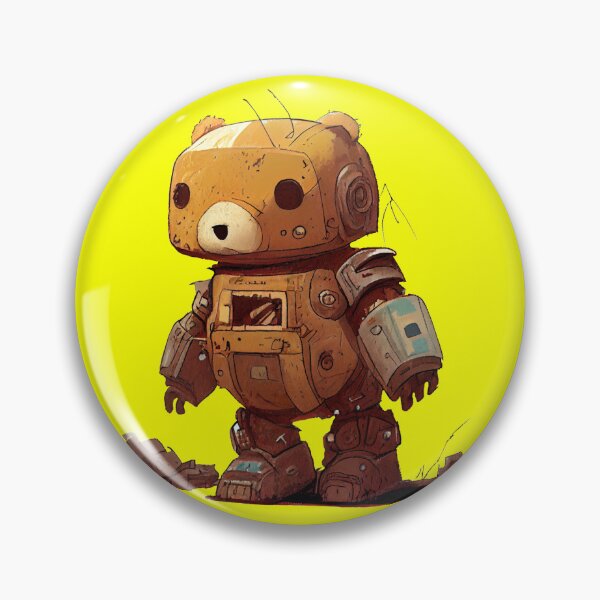 Item preview, Rusted Junk Yard Teddy Robot designed and sold by iantony.