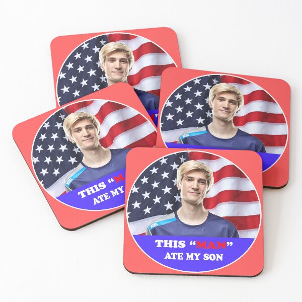 Artikelvorschau, XQC Ate My Son - Lustiges Meme extra geil :) entworfen und verkauft von SushiGold365.