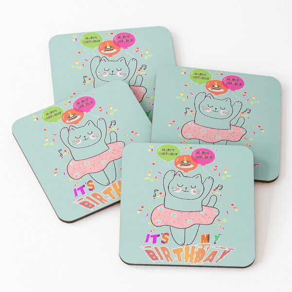 Item preview, Dancing Cat Birthday Bash designed and sold by RendoRed.