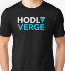 HODL Verge Crypto Currency Unisex T-Shirt