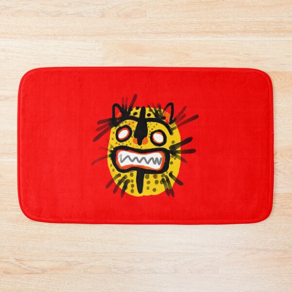 Item preview, Mexican folk jaguar mask designed and sold by El Brown Mercado.