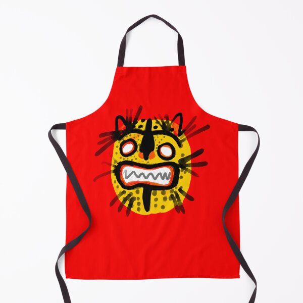 Item preview, Mexican folk jaguar mask designed and sold by El Brown Mercado.