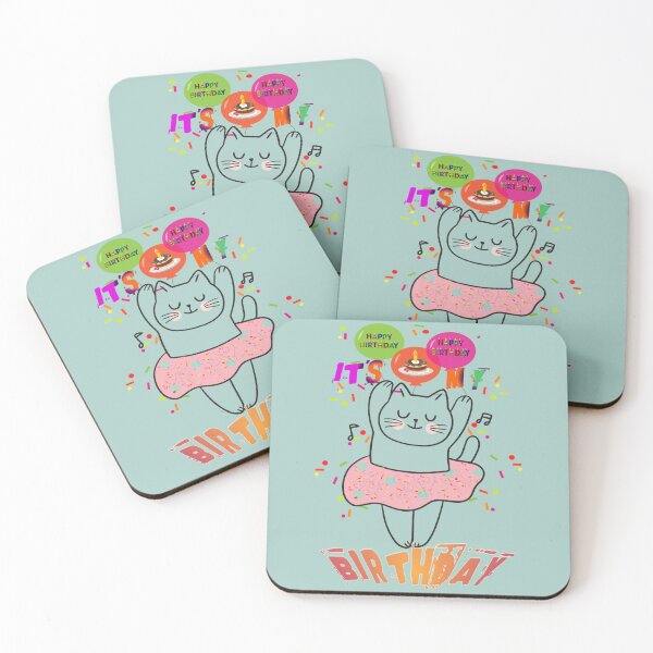 Item preview, Dancing Cat Birthday Bash designed and sold by RendoRed.