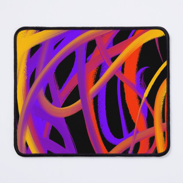 Item preview, Neon Rainbow Oil Paint Brushstrokes Painting Art Artsy Decor designed and sold by hopecope.
