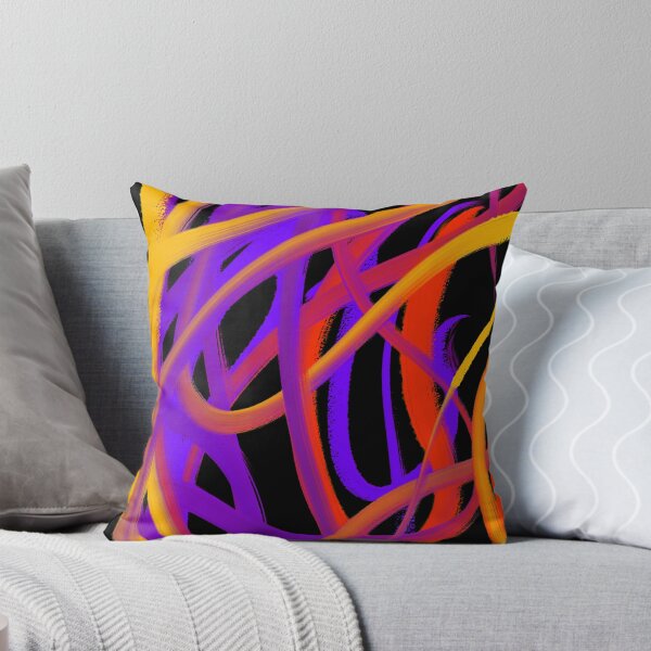 Item preview, Neon Rainbow Oil Paint Brushstrokes Painting Art Artsy Decor designed and sold by hopecope.