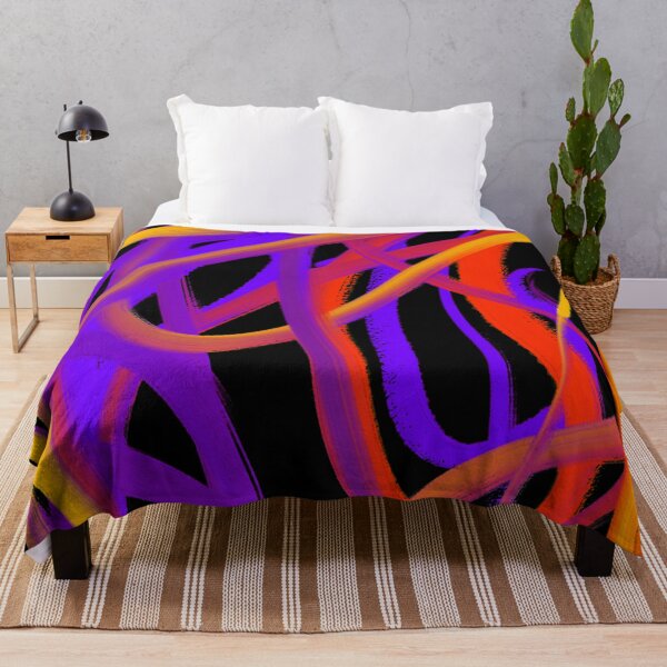 Item preview, Neon Rainbow Oil Paint Brushstrokes Painting Art Artsy Decor designed and sold by hopecope.