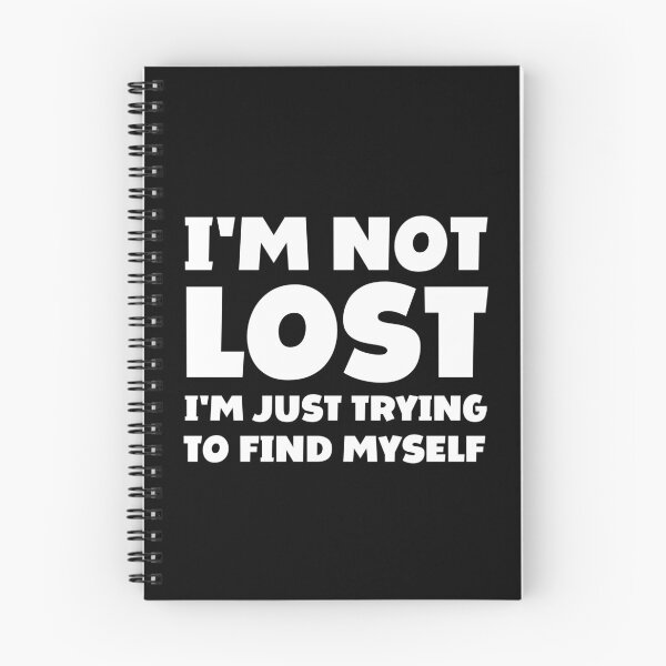 Item preview, I'm not lost I'm just trying to find myself designed and sold by FunnyFactDesign.