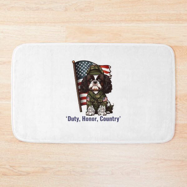 Item preview, Shitzu Army Dog Sticker designed and sold by EireTV.