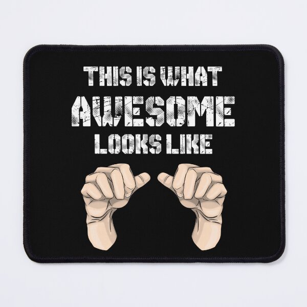 Item preview, This is what awesome looks like pt2- with hands pointing at self- dark  designed and sold by -short- & EPIC shop.