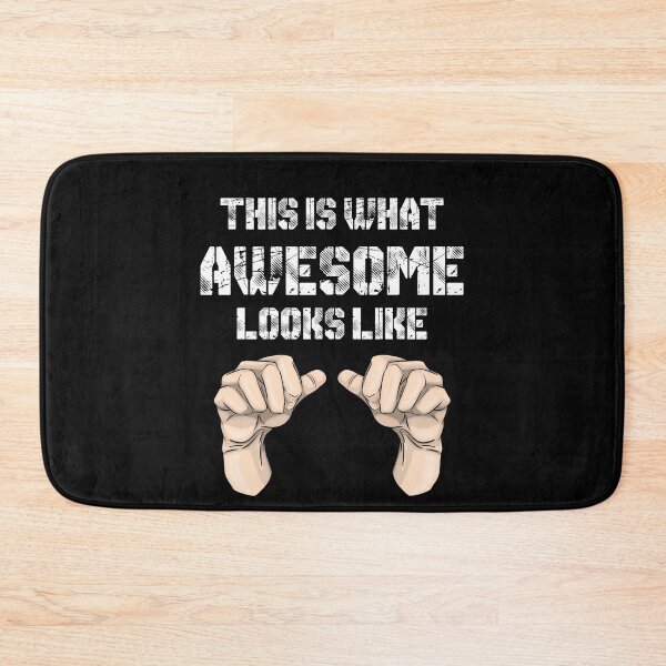 Item preview, This is what awesome looks like pt2- with hands pointing at self- dark  designed and sold by -short- & EPIC shop.