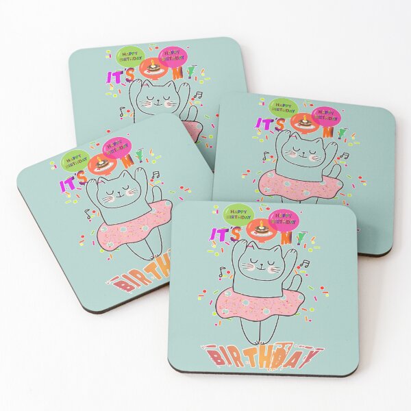 Item preview, Dancing Cat Birthday Bash designed and sold by RendoRed.