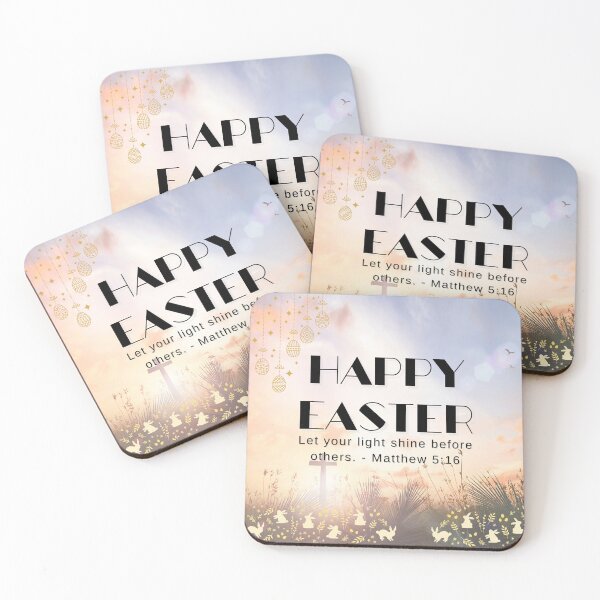Item preview, Happy Easter - Let your light shine before others. Matthew 5:16 designed and sold by aywchen.