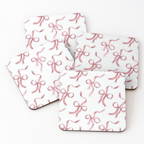 Item preview, Coquette Ribbon bows pattern  designed and sold by Pixiedrop.