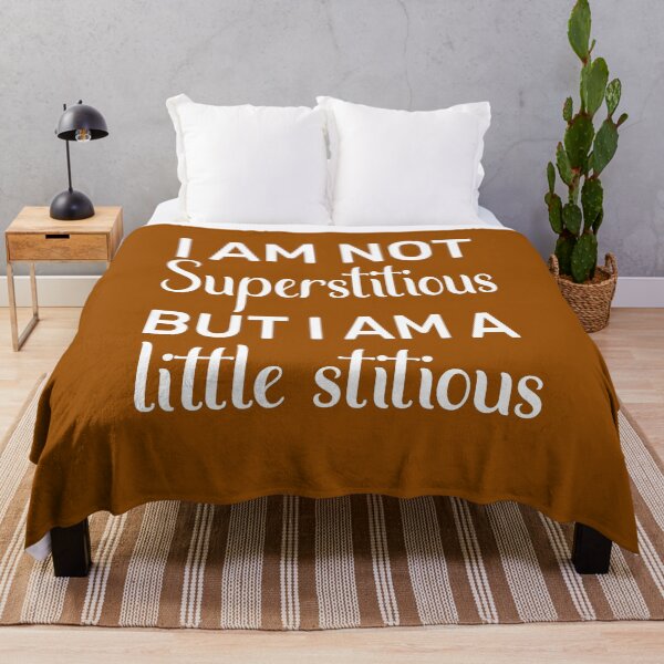 Item preview, I am Not Superstitious-Humour Quotes designed and sold by DigitalNobleman.