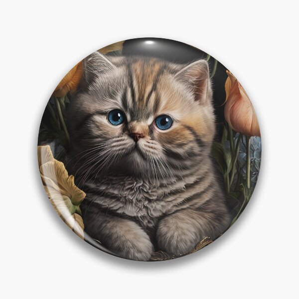 Item preview, Lovely cat (Kitten ) vintage flowers portrait frame 8 designed and sold by jetaiart.