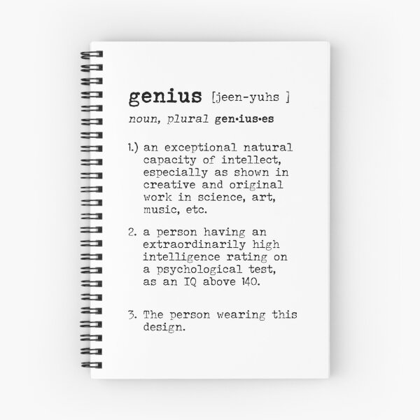 Item preview, Definition of a Genius designed and sold by KTSubz Faith & Fun Designs.