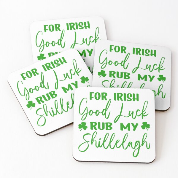 Item preview, Funny St. Patricks Day Irish Adult Humor For Irish Good Luck Rub My Shillelagh  designed and sold by Bad Kitty Designz.