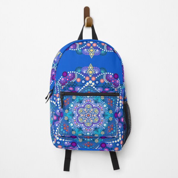 Item preview, dot painting meets mandala 2 18 blue designed and sold by dedoma.