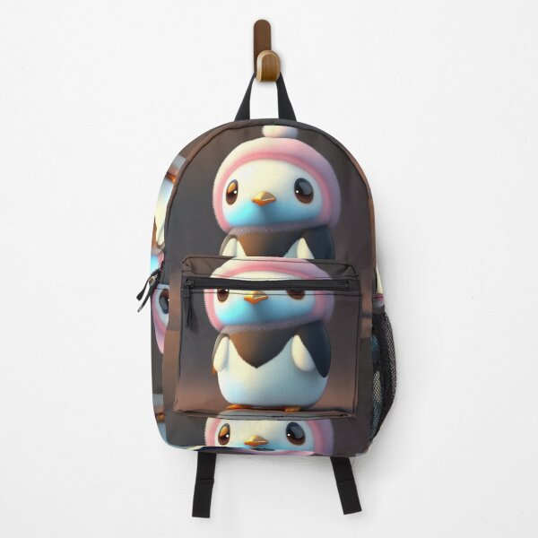 Item preview, Adorable Chubby Baby Penguin Wear Pink Hat designed and sold by ChibiMavis.