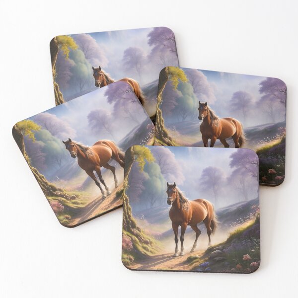 Item preview, Fantasy Medieval Horse designed and sold by MythicalSticker.